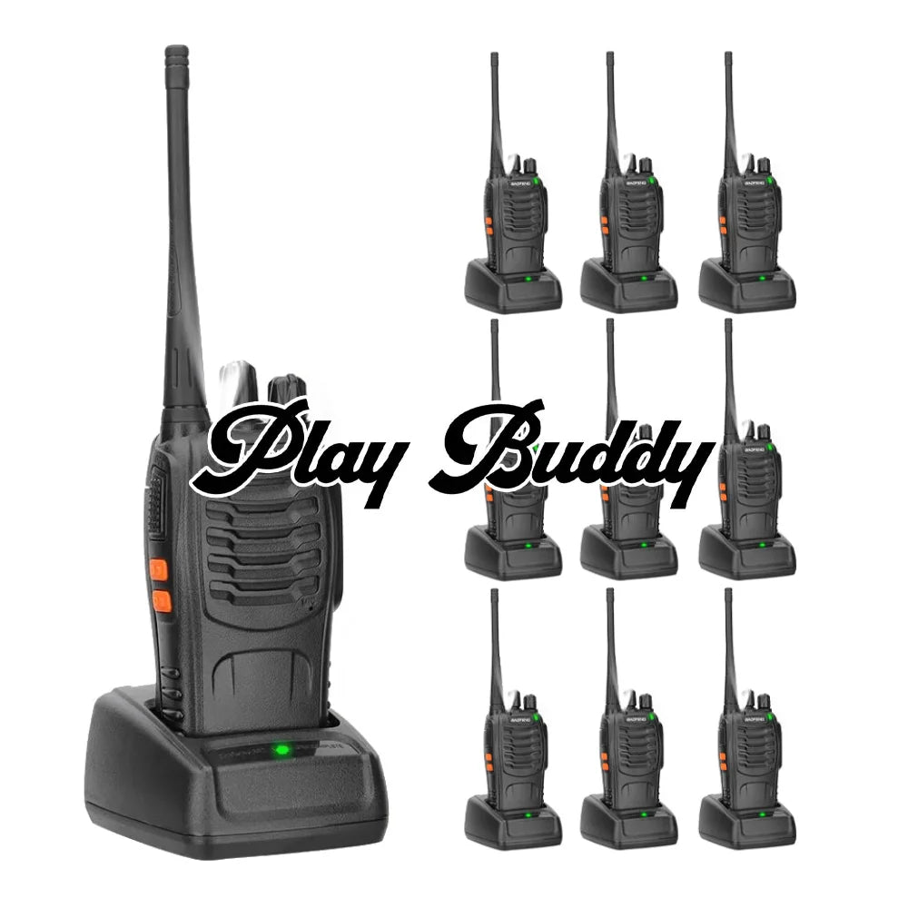 10x Baofeng BF-888S 400-470MHz Two-Way Radio Walkie Talkie 1500mAh Long Range UK 10x Baofeng BF-888S Walkie Talkie