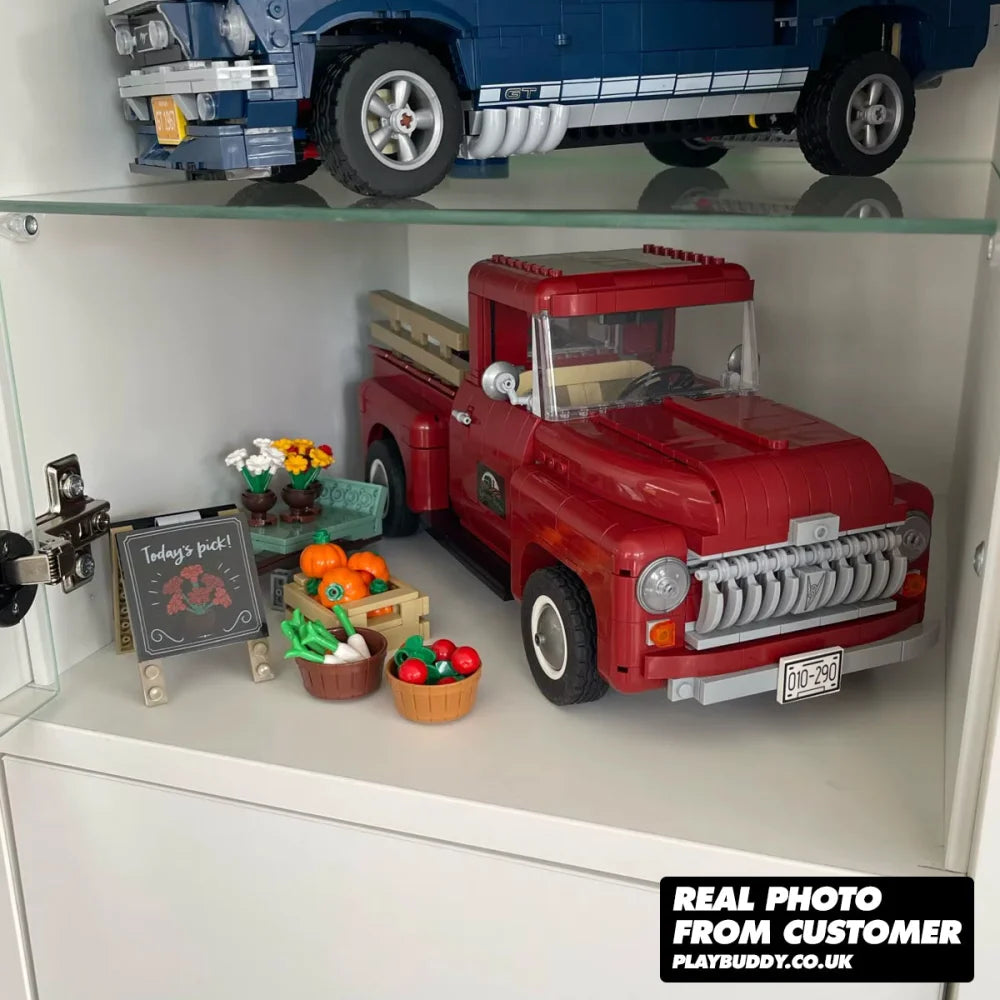 1950s Pickup Truck 1677PCS Building Blocks (10290) MOC Bricks Kit 1950s Pickup Truck Building Blocks