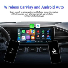2 In 1 Ottocast AI Wireless CarPlay/Android Auto Multimedia Adapter YT Netflix Apple CarPlay & Android Auto