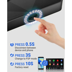 2025 Ottocast A2-Air Pro Wireless Android Auto Car Adapter 15s Auto-Connect A2-Air Pro / Android Auto Apple CarPlay &