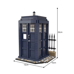 2639PCS MOC Dr Who Tardis 10’’ Model Building Blocks Toy Set Dr Who Tardis Building Blocks