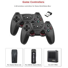 2x Wireless Pro Gaming Controllers for Windows 11 PC Android TV PS3 Gaming Controller