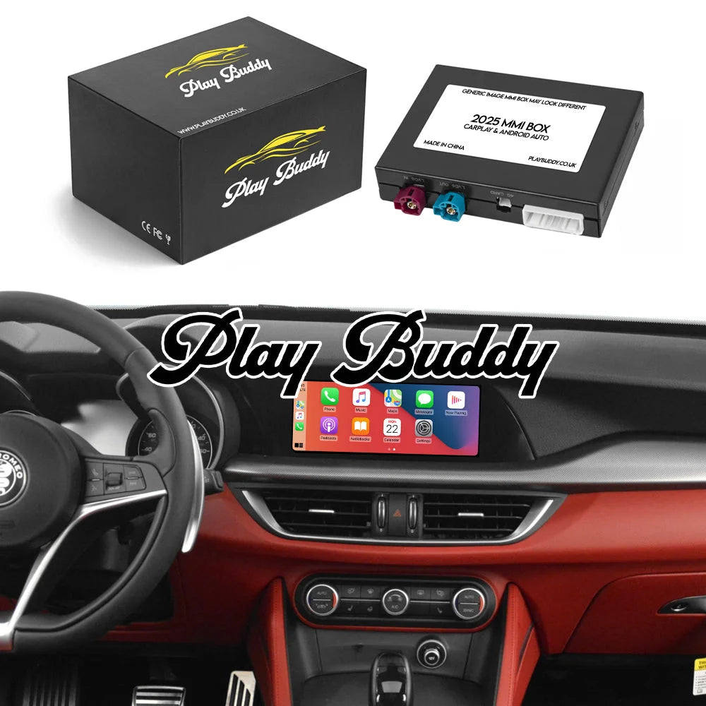 Alfa Romeo Stelvio & Giulia 2016-2019 Apple Carplay & Andriod Auto Retrofit Kit Stelvio & Giulia Apple CarPlay &