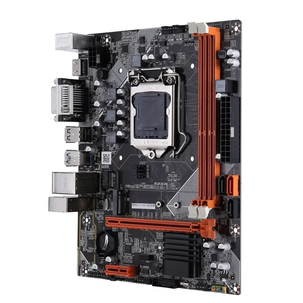 B75 Intel LGA1155 Motherboard M.2 NVMe DDR3 Memory for i3 i5 i7 CPU B75 LGA1155 Motherboard