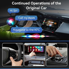 CarlinKit Mini SE Wireless Apple CarPlay Adapter Dongle 2025 USB Version UK Apple CarPlay Apple CarPlay & Android Auto