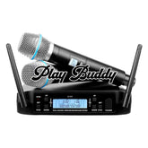 GLXD4 BETa87A Professional Wireless Microphone UHF System w/ 2 Mics GLXD4 BETa87A Microphone
