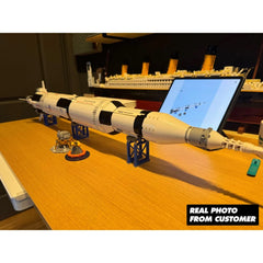 NASA Apollo Saturn V Space Rocket (92176) 1969PCS Building Blocks NASA Apollo Saturn V / 1969 Pieces Building Blocks