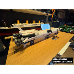 NASA Apollo Saturn V Space Rocket (92176) 1969PCS Building Blocks NASA Apollo Saturn V / 1969 Pieces Building Blocks