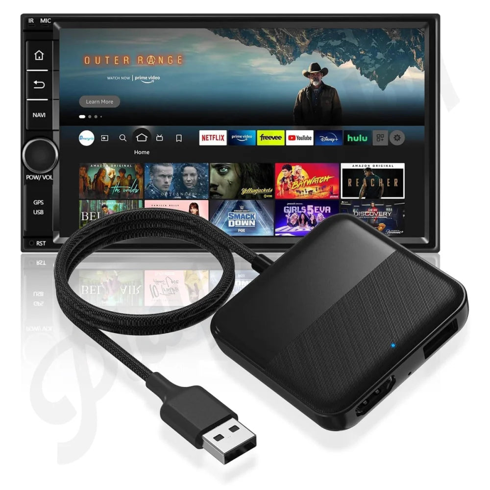 Ottocast Car TV Mate Car Infotainment HDMI Adapter & Wireless CarPlay Adapter Apple CarPlay & Android Auto