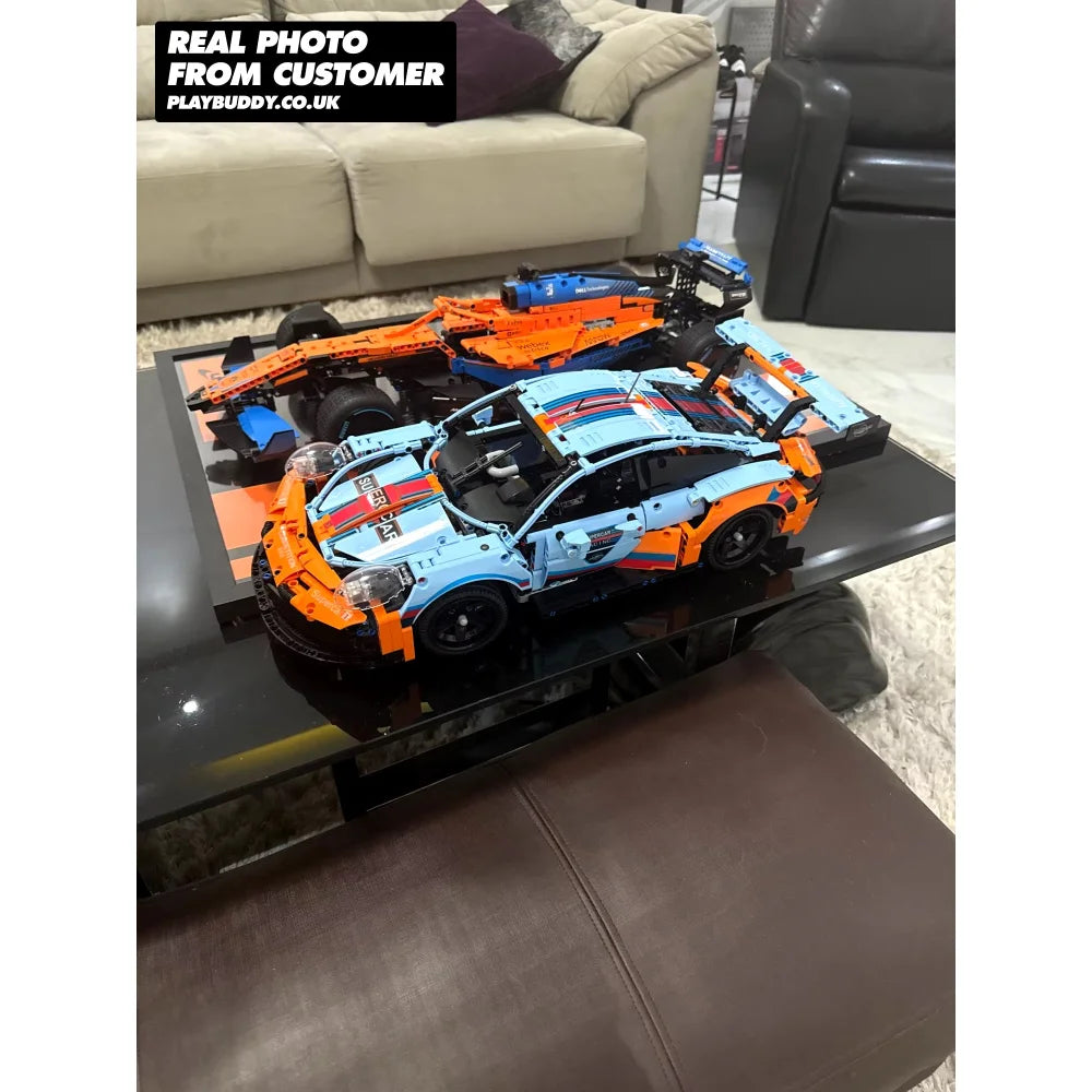 Porsche 911 TS RSR Sport Car Construction Brick Kit Toy Gift 1580 PCS Porsche 911 RSR Building Blocks