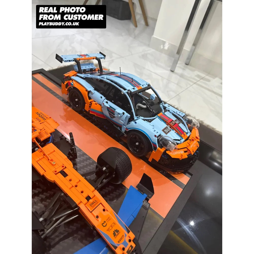 Porsche 911 TS RSR Sport Car Construction Brick Kit Toy Gift 1580 PCS Porsche 911 RSR Building Blocks