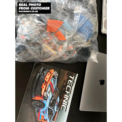 Porsche 911 TS RSR Sport Car Construction Brick Kit Toy Gift 1580 PCS Porsche 911 RSR Building Blocks