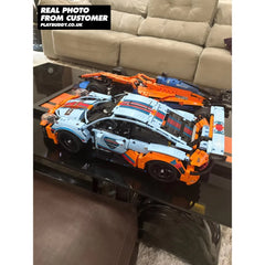 Porsche 911 TS RSR Sport Car Construction Brick Kit Toy Gift 1580 PCS Porsche 911 RSR Building Blocks