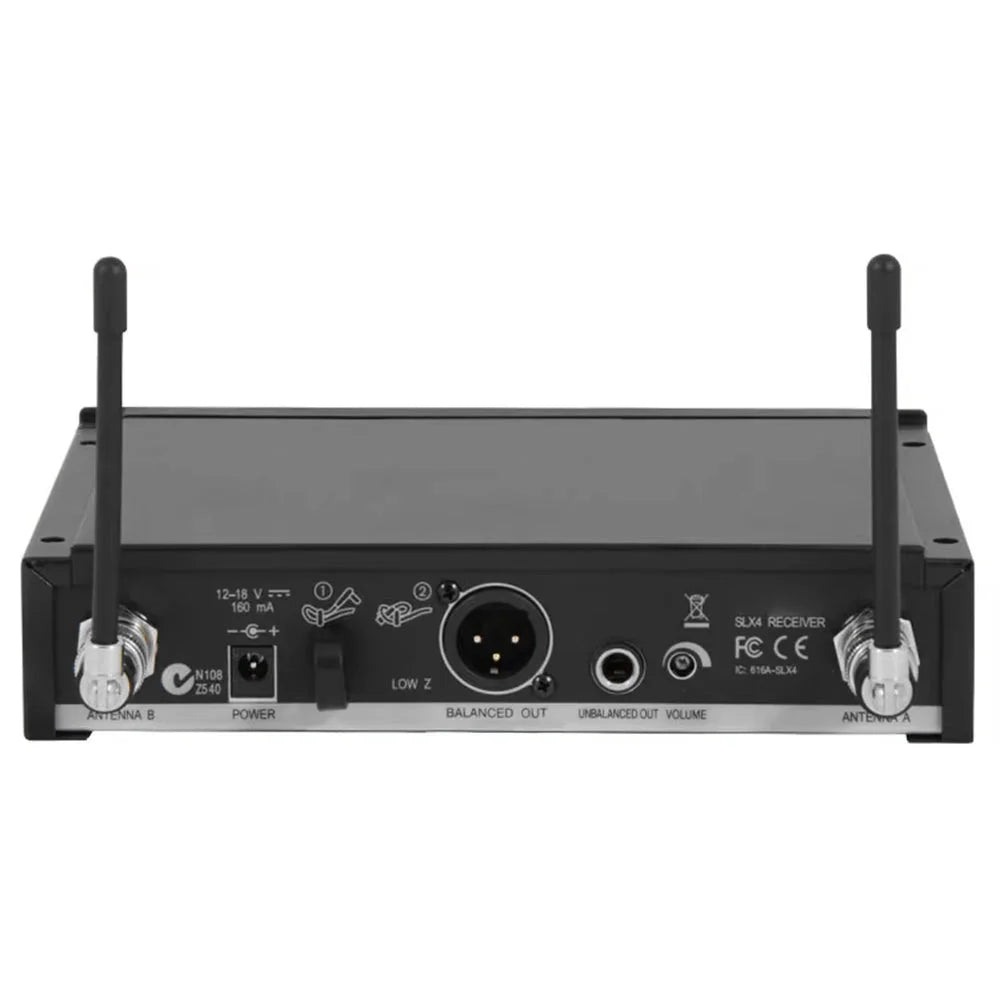 SLX4 UHF Receiver & Beta58A Dynamic Microphone For Stage & Karaoke SLX4 + Beta58A Microphone
