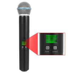 SLX4 UHF Receiver & Beta58A Dynamic Microphone For Stage & Karaoke SLX4 + Beta58A Microphone