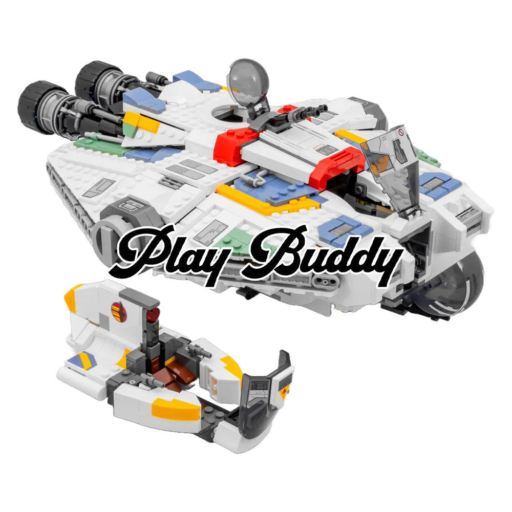 Star Wars Ghost & Phantom II (75357) MOC Building Blocks w/ 4 Figures Ghost & Phantom II Building Blocks