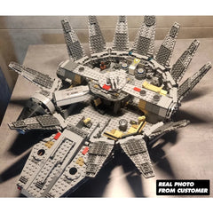 Star Wars Millennium Falcon 1381PCS Building Blocks w/ 7 Mini Figures Millennium Falcon Building Blocks