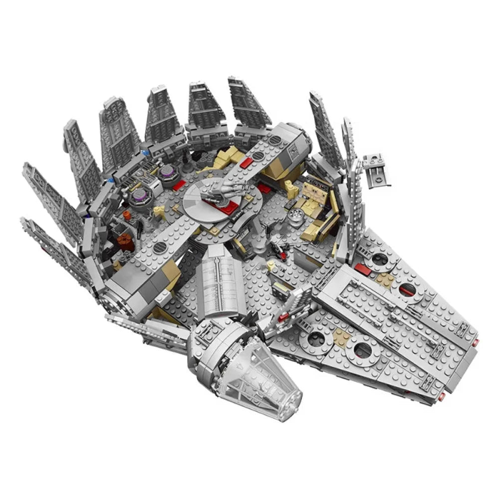 Star Wars Millennium Falcon 1381PCS Building Blocks w/ 7 Mini Figures Millennium Falcon Building Blocks