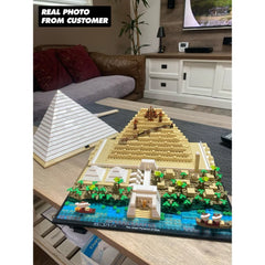The Great Pyramid Of Giza Building Blocks 1476PCS DIY Assembly Bricks Great Pyramid Of Giza Building Blocks