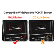 Wireless CarPlay & Android Auto Retrofit Decoder for Porsche PCM 3.1 2010-2016 PCM3.1 Apple CarPlay & Android Auto