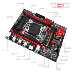 X99 RS9 Intel LGA2011-3 DDR4 SATA PCI-E M.2 mATX Motherboard Xeon E5 V3 V4 CPUs X99 LGA2011-3 Motherboard