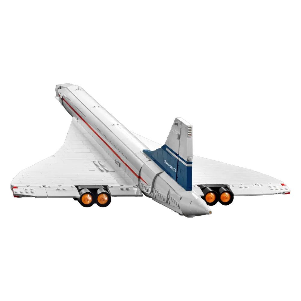 10318 Concorde Supersonic Airbus Building Blocks Technic 105CM Airplane Model Concorde / 2083 Pieces Building Blocks
