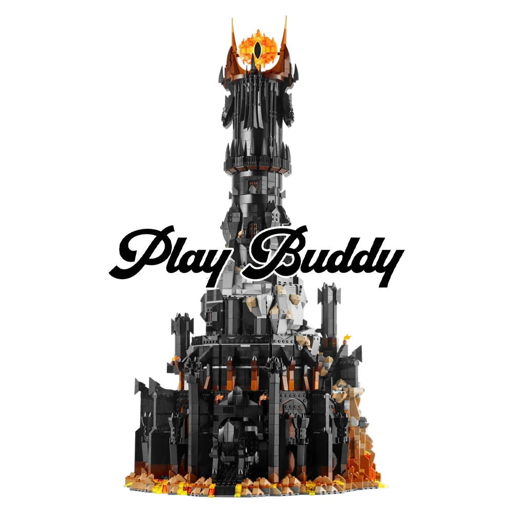 10333 The Lord of the Rings: Barad dûr Building Blocks w/ Figures 5471PCS Barad dur Building Blocks