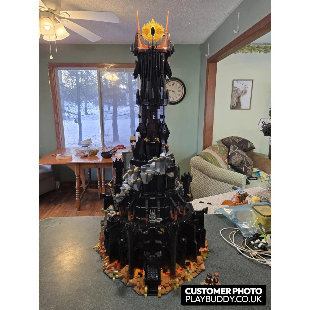 10333 The Lord of the Rings: Barad dûr Building Blocks w/ Figures 5471PCS Barad dur Building Blocks