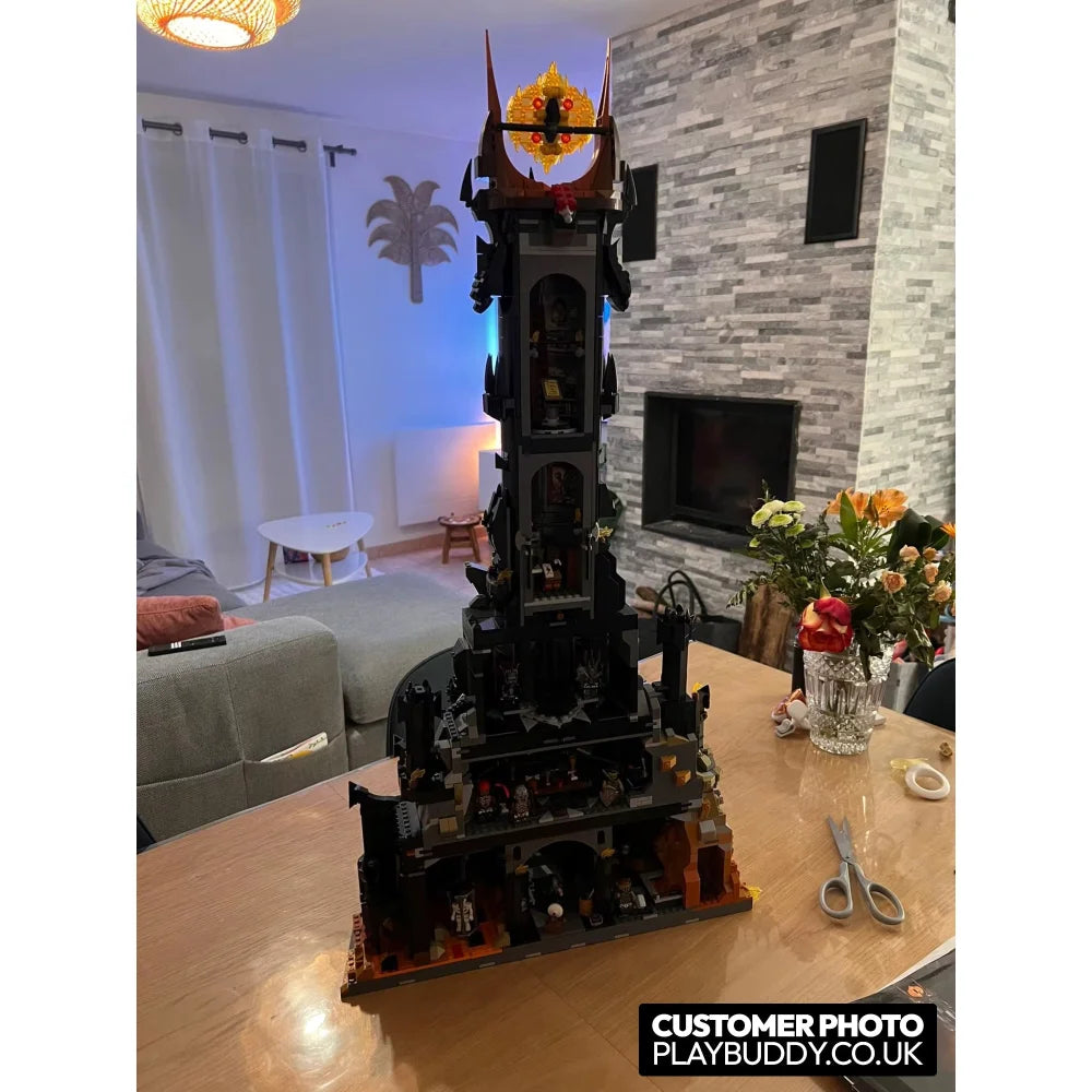 10333 The Lord of the Rings: Barad dûr Building Blocks w/ Figures 5471PCS Barad dur Building Blocks