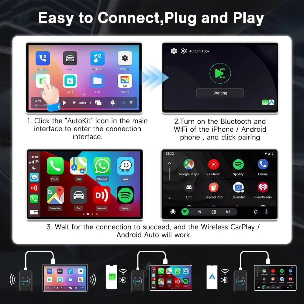 2025 CarlinKit TBox Lite Smart TV AI Box Wireless CarPlay Android Auto Adapter CarlinKit TBox Lite / Yes Apple CarPlay