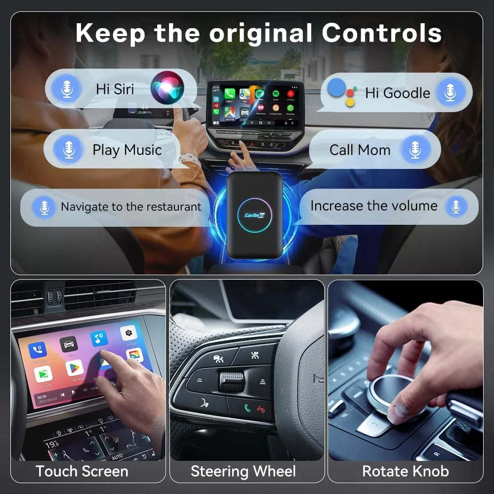 2025 CarlinKit TBox Lite Smart TV AI Box Wireless CarPlay Android Auto Adapter CarlinKit TBox Lite / Yes Apple CarPlay