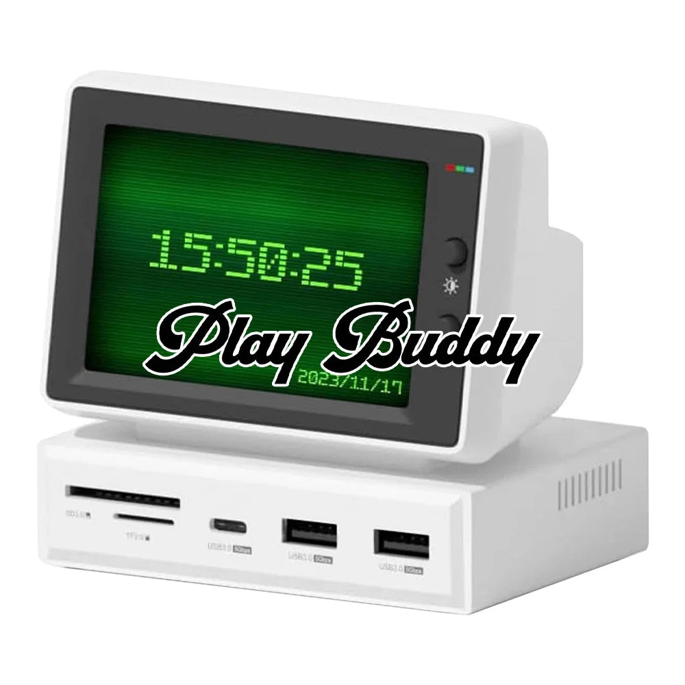 3.5 Iinch IPS Mini Screen AIDA64 Mini PC CPU RAM HDD Data Monitor Display UK White Monitor