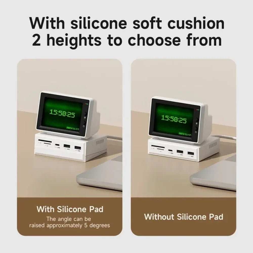 3.5 Iinch IPS Mini Screen AIDA64 Mini PC CPU RAM HDD Data Monitor Display UK White Monitor