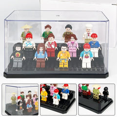 3 Steps Acrylic Display Case For Brick Minifigures Building Blocks Box Storage Building Blocks
