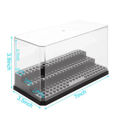 3 Steps Acrylic Display Case For Brick Minifigures Building Blocks Box Storage Building Blocks