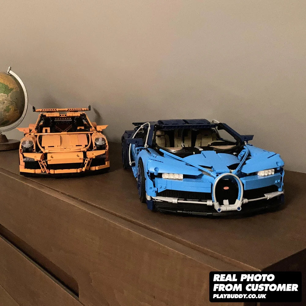 3599PCS Bugatti Chiron Building Blocks Racing Car Technic (42083) ABS Kit Bugatti Chiron Building Blocks