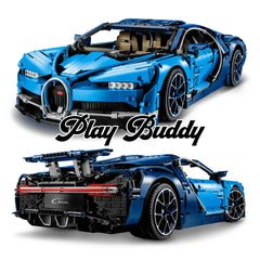 3599PCS Bugatti Chiron Building Blocks Racing Car Technic (42083) ABS Kit Bugatti Chiron Building Blocks