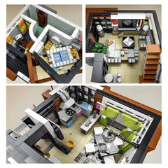 3623PCS Creative Modern Villa Modular City Architecture Building Block Bricks Modern Villa Building Blocks