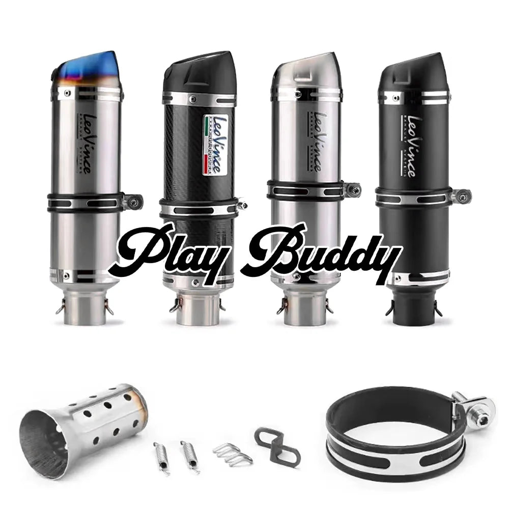 51mm Motorcycle Exhaust Muffler Pipe LeoVince Escape Moto With DB Killer for Z10 Exhaust