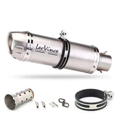 51mm Motorcycle Exhaust Muffler Pipe LeoVince Escape Moto With DB Killer for Z10 Type A Exhaust