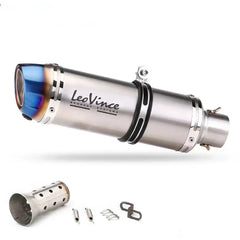 51mm Motorcycle Exhaust Muffler Pipe LeoVince Escape Moto With DB Killer for Z10 Type B Exhaust