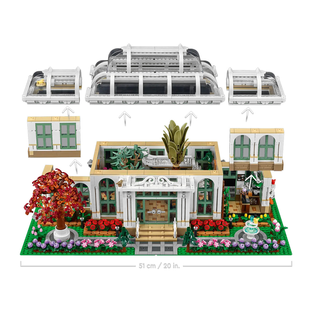 The Botanical Garden (21353) 3792PCS Building Blocks MOC Bricks w/ Figures