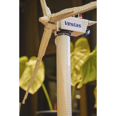 844PCS Vestas Wind Turbine Building Blocks Electric Windmill Generator Model Vestas Wind Turbine / Yes Building Blocks