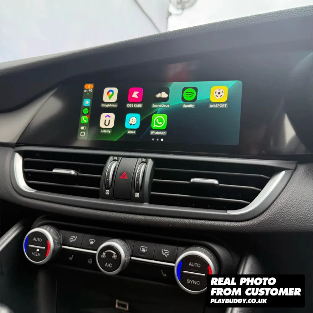 Alfa Romeo Stelvio & Giulia 2016-2019 Apple Carplay & Andriod Auto Retrofit Kit Stelvio & Giulia Apple CarPlay &