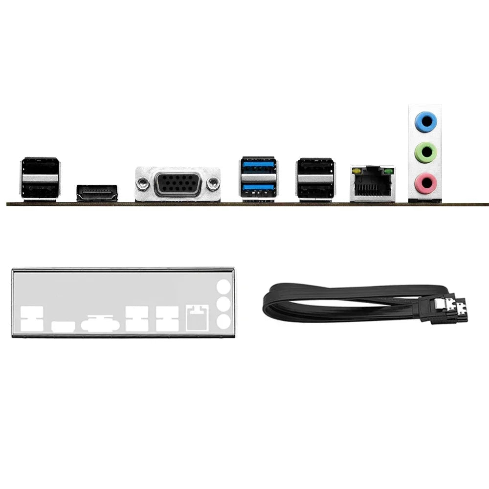 AMD B450 DDR4 M.2 NVMe PCIe 3.0 mATX Motherboard AM4 Ryzen 4500 5600 5600G CPU AMD B450 Motherboard