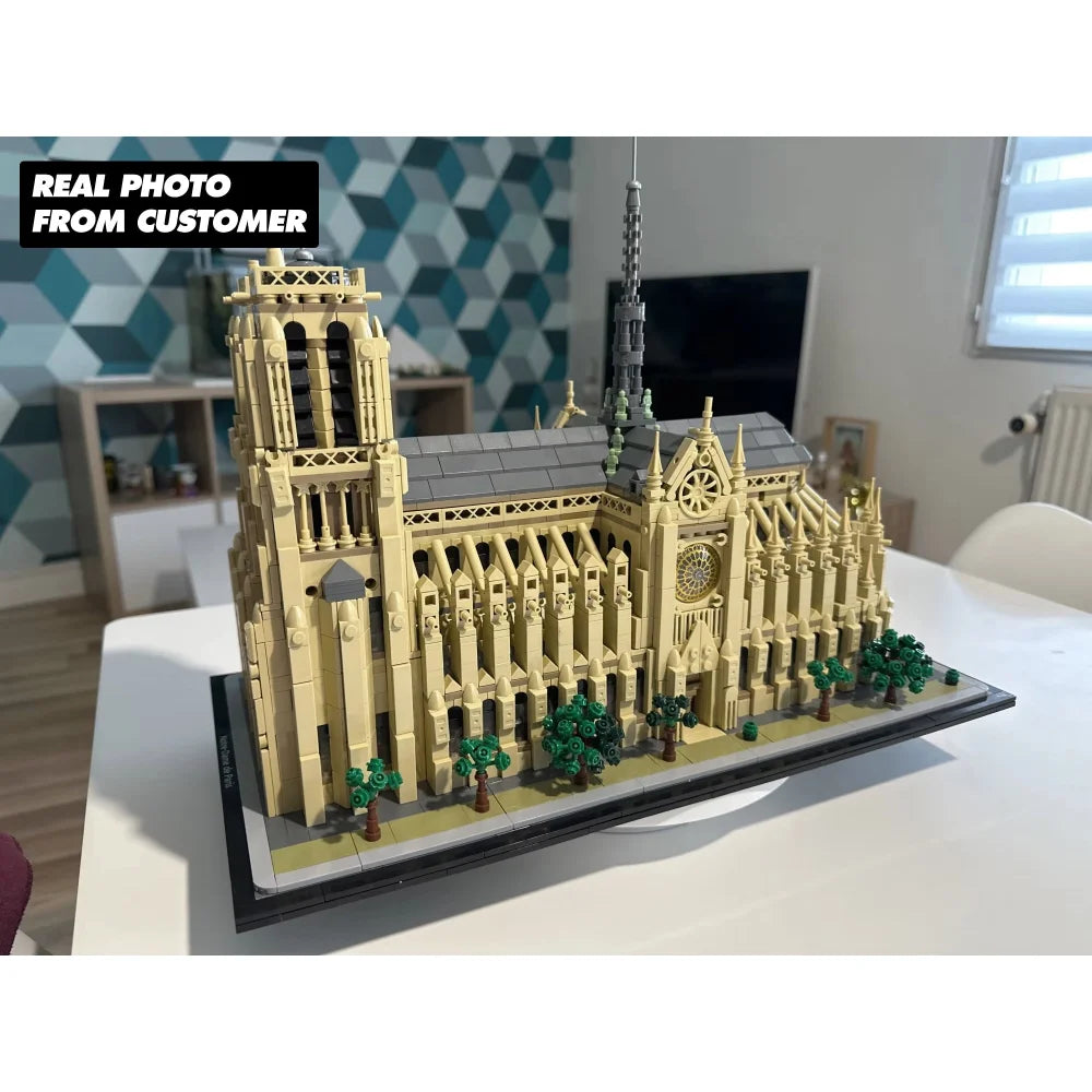 Architecture Idea Notre-Dame De Paris Building Block Set 4383PCS for Adults Gift Notre-Dame De Paris Building Blocks