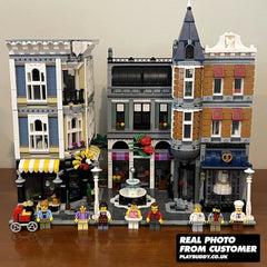 Assembly Square Creator Building Blocks 4002PCS w/ 9 Figures (10255) ABS Kit Assembly Square / 4002 Pieces Building