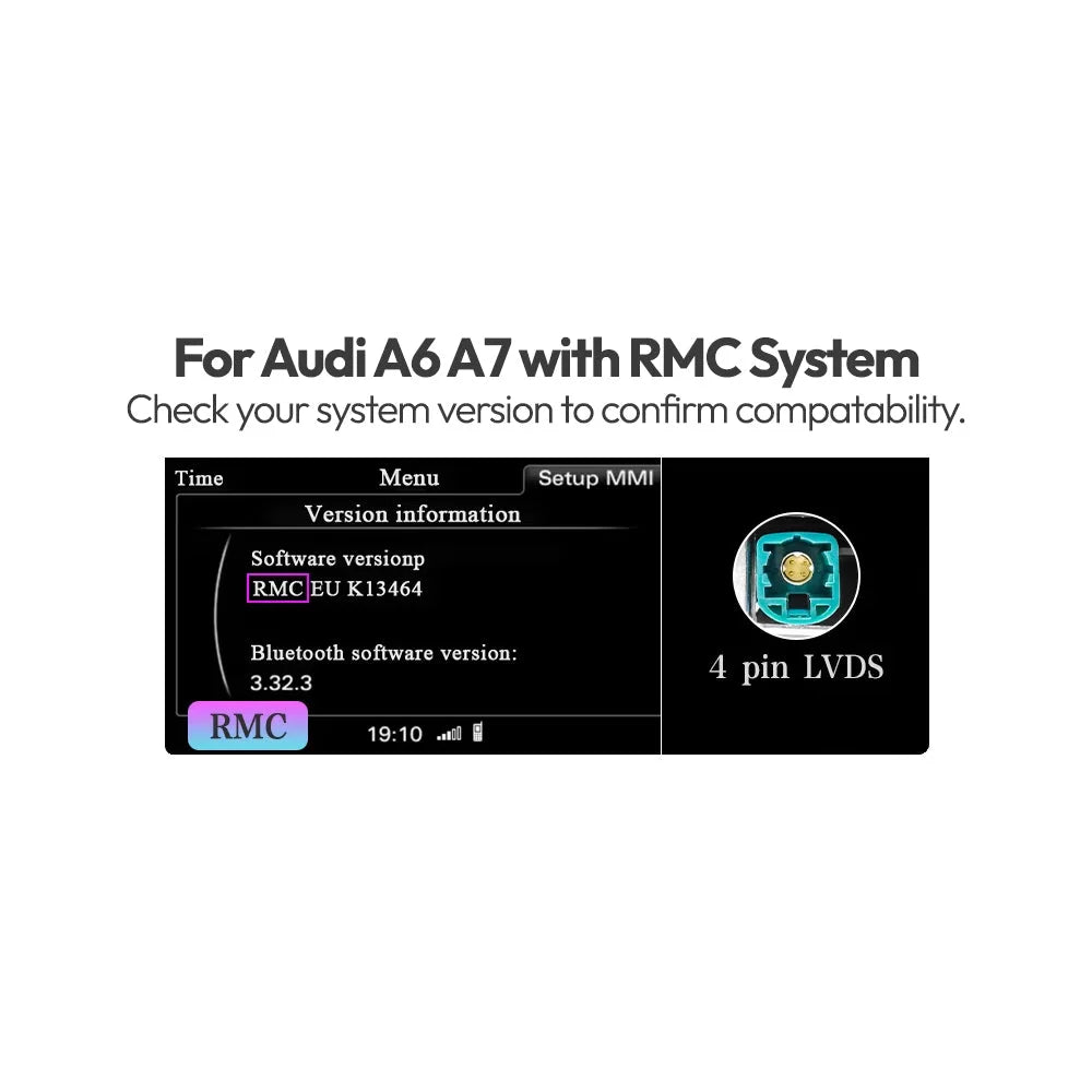 Audi A6 A7 2012-2016 RMC/HN + R Wireless Apple CarPlay & Android Auto Upgrade Kit RMC / Audi Apple CarPlay & Android