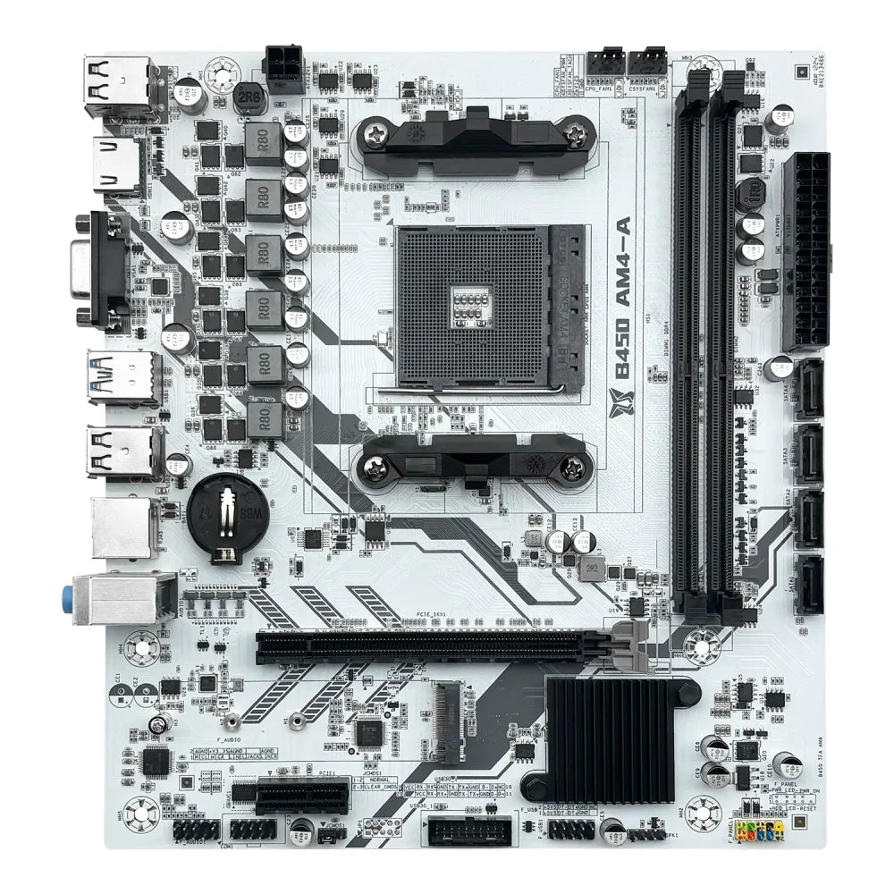 B450 AMD Motherboard DDR4 M.2 NVMe AM4 Mainboard for Ryzen 5500 5600 5600G CPU B450 AMD Motherboard