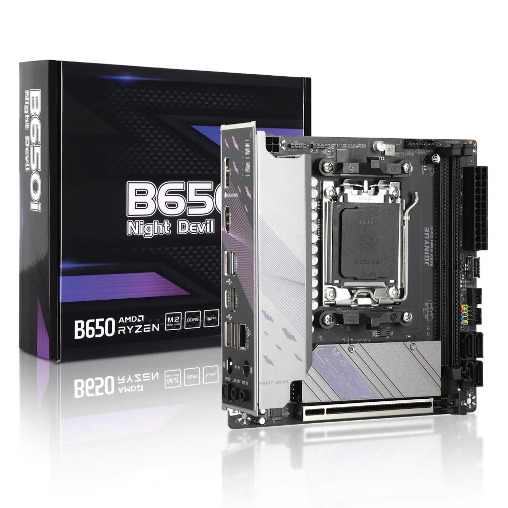 B650I AMD AM5 Pro Gaming Motherboard DDR5 ITX Supports Ryzen 7000 Series CPUs B650I Motherboard